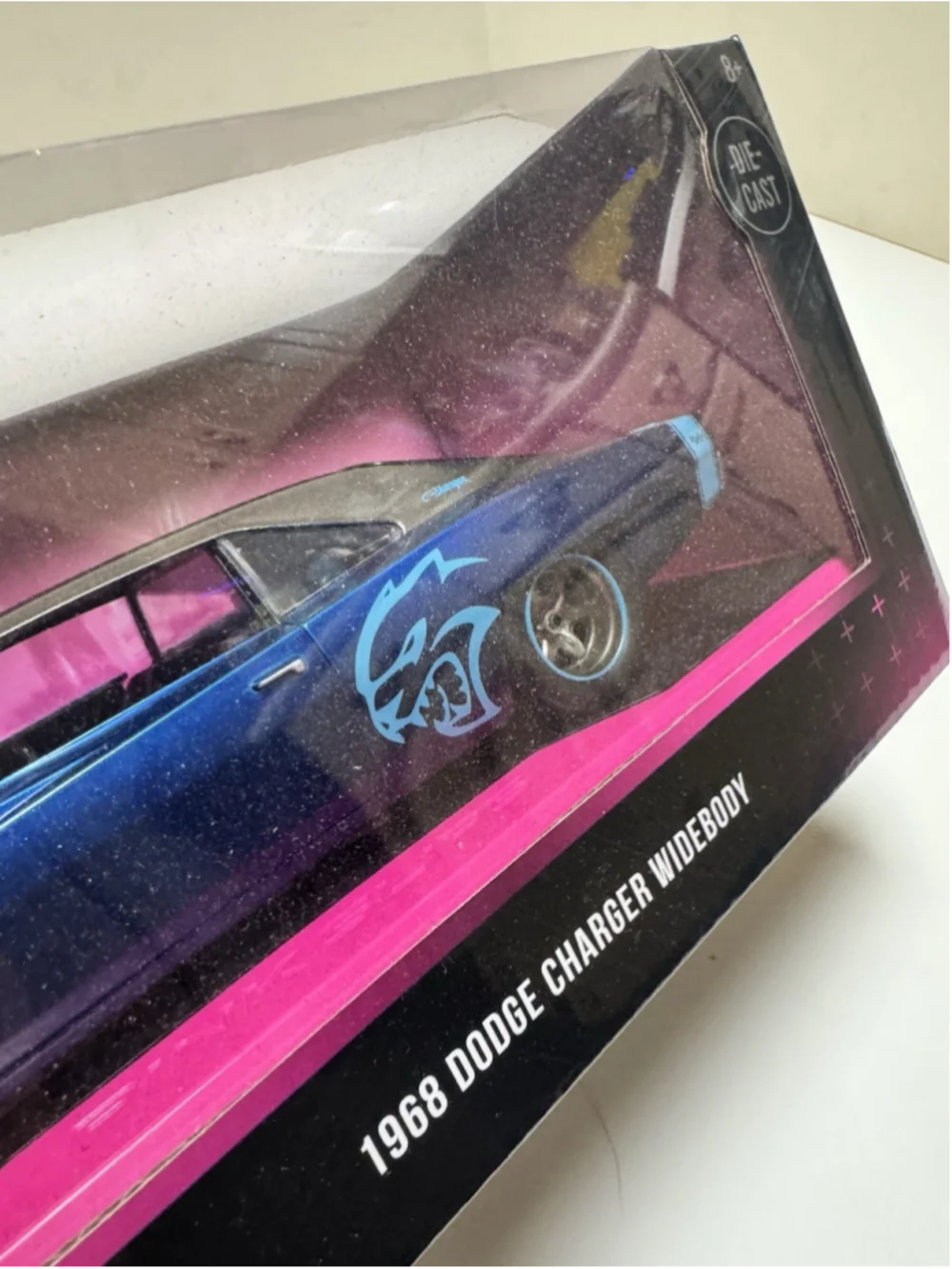 JADA TOYS 1/24 - DODGE CHARGER WIDEBODY - 1968 36009BL